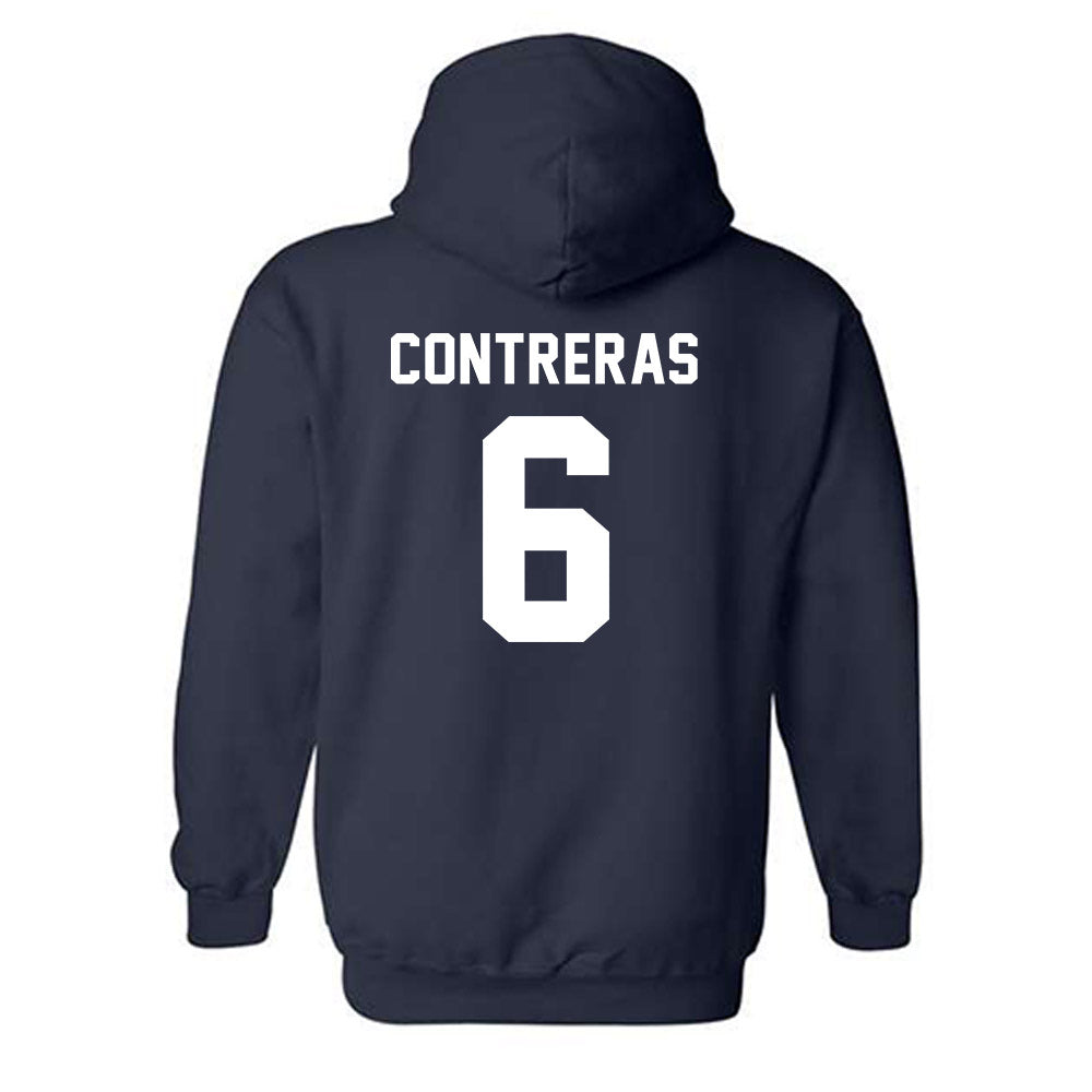 Auburn - NCAA Women's Soccer : Becky Contreras - Generic Shersey Hooded Sweatshirt-1