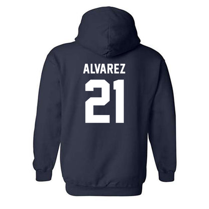 Auburn - NCAA Baseball : Andreas Alvarez - Generic Shersey Hooded Sweatshirt-1