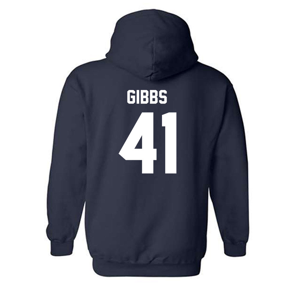 Auburn - NCAA Football : Connor Gibbs - Generic Shersey Hooded Sweatshirt-1