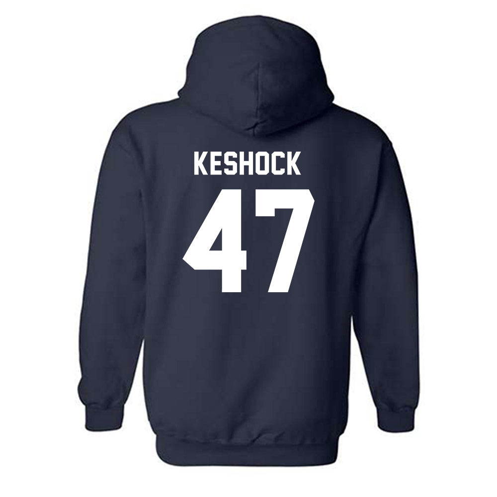 Auburn - NCAA Baseball : Cameron Keshock - Generic Shersey Hooded Sweatshirt-1