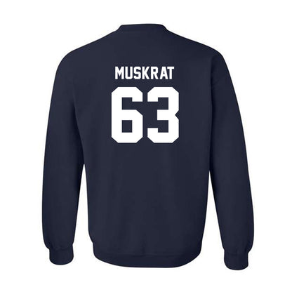 Auburn - NCAA Football : Jaden Muskrat - Generic Shersey Crewneck Sweatshirt-1