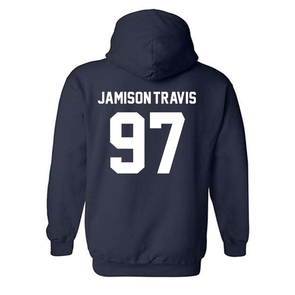 Auburn - NCAA Football : Quientrail Jamison-Travis - Generic Shersey Hooded Sweatshirt-1