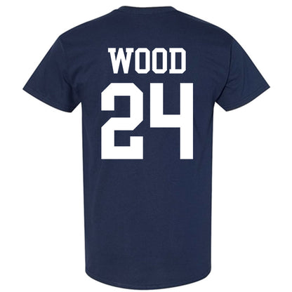 BYU - NCAA Football : Ethan Wood - Sports Shersey T-Shirt-1
