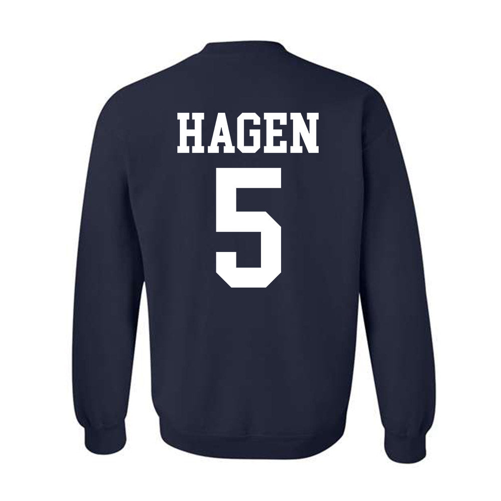 BYU - NCAA Football : Cody Hagen - Sports Shersey Crewneck Sweatshirt-1