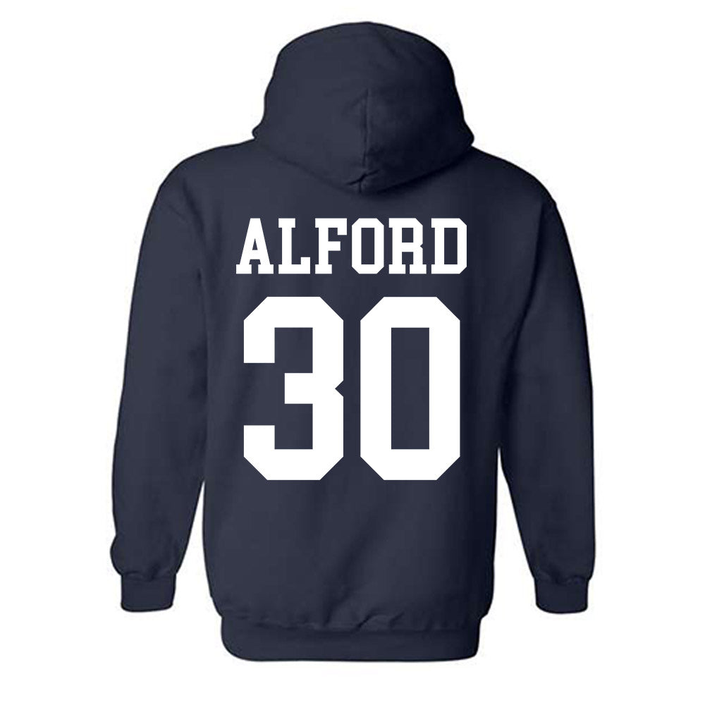 BYU - NCAA Football : Max Alford - Sports Shersey Hooded Sweatshirt-1