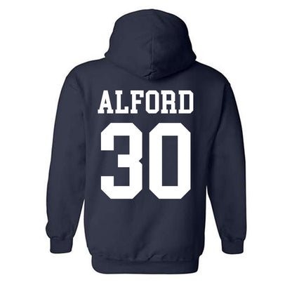 BYU - NCAA Football : Max Alford - Sports Shersey Hooded Sweatshirt-1