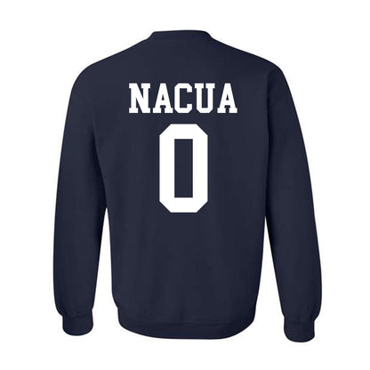 BYU - NCAA Football : Tei Nacua - Sports Shersey Crewneck Sweatshirt-1