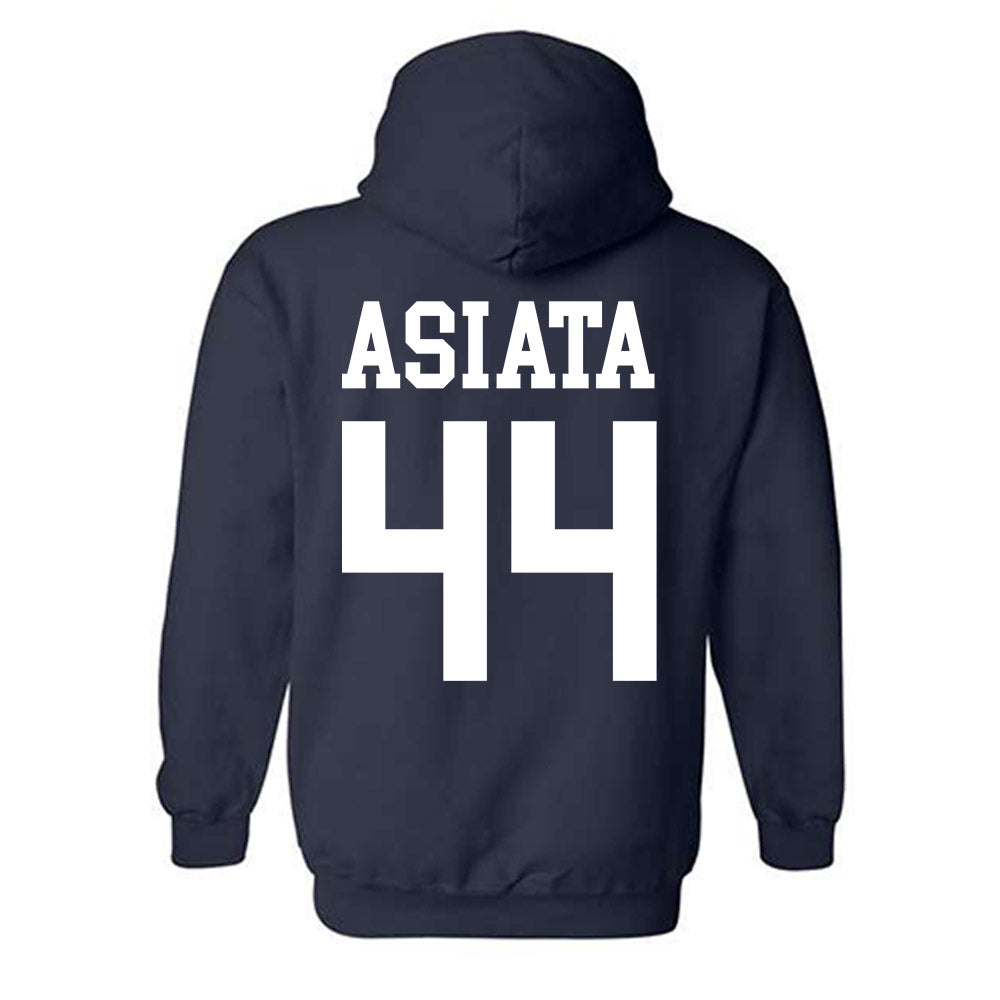 BYU - NCAA Football : Ephraim Asiata - Sports Shersey Hooded Sweatshirt-1