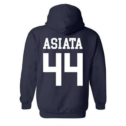 BYU - NCAA Football : Ephraim Asiata - Sports Shersey Hooded Sweatshirt-1