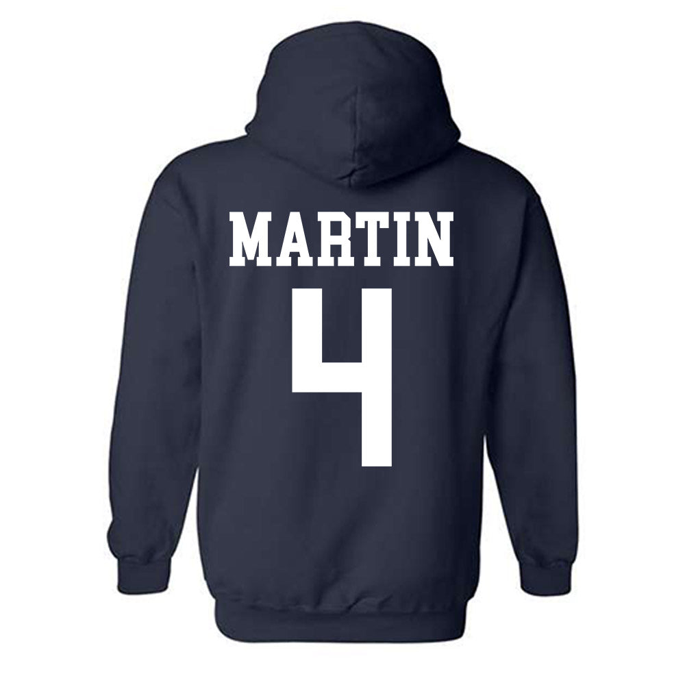 BYU - NCAA Football : Lj Martin - Sports Shersey Hooded Sweatshirt-1