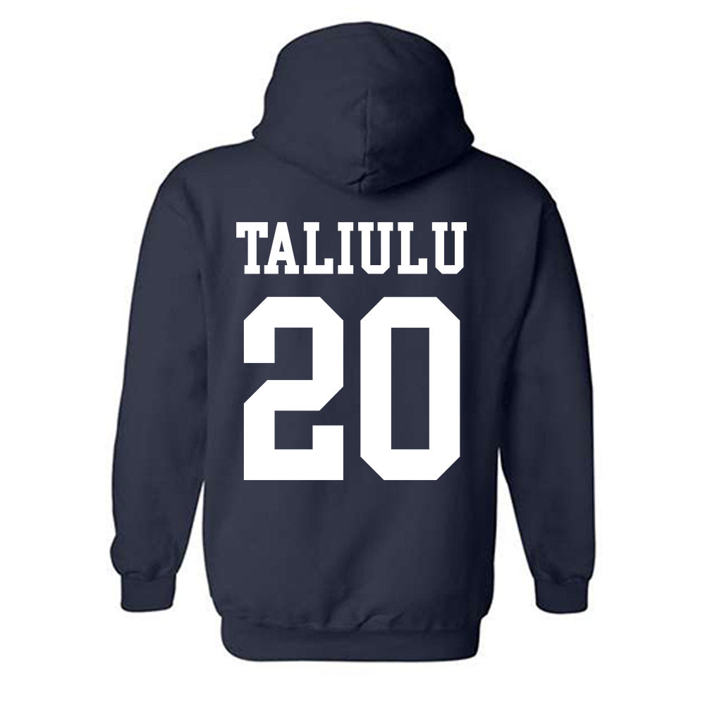 BYU - NCAA Football : Marquis Taliulu - Sports Shersey Hooded Sweatshirt