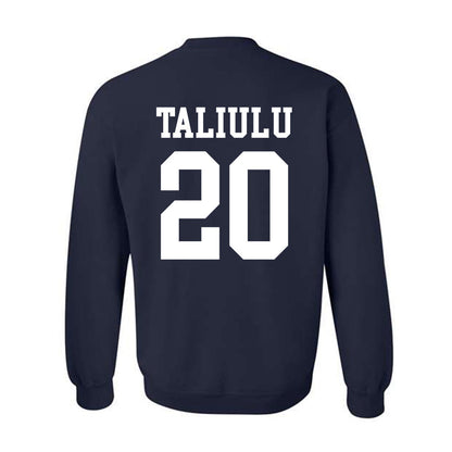 BYU - NCAA Football : Marquis Taliulu - Sports Shersey Crewneck Sweatshirt