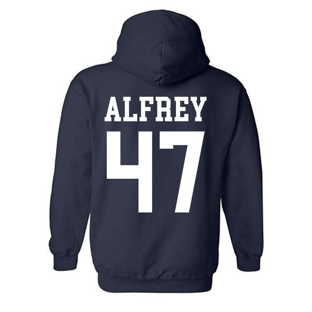 BYU - NCAA Football : Berkley Alfrey - Sports Shersey Hooded Sweatshirt-1