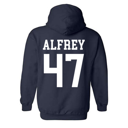 BYU - NCAA Football : Berkley Alfrey - Sports Shersey Hooded Sweatshirt-1