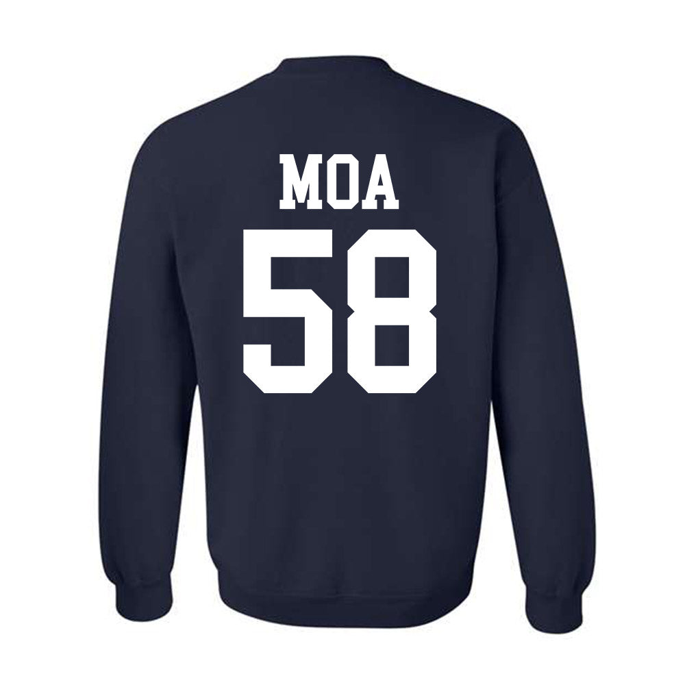 BYU - NCAA Football : Aisea Moa - Sports Shersey Crewneck Sweatshirt