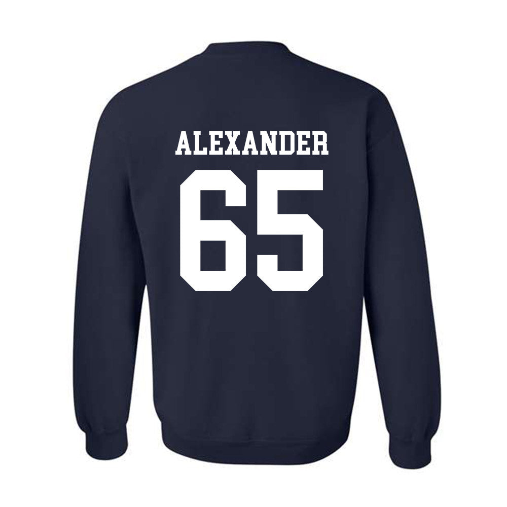 BYU - NCAA Football : Brigham Alexander - Sports Shersey Crewneck Sweatshirt-1