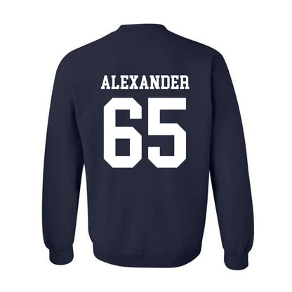 BYU - NCAA Football : Brigham Alexander - Sports Shersey Crewneck Sweatshirt-1