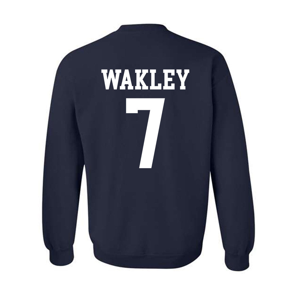 BYU - NCAA Football : Crew Wakley - Sports Shersey Crewneck Sweatshirt