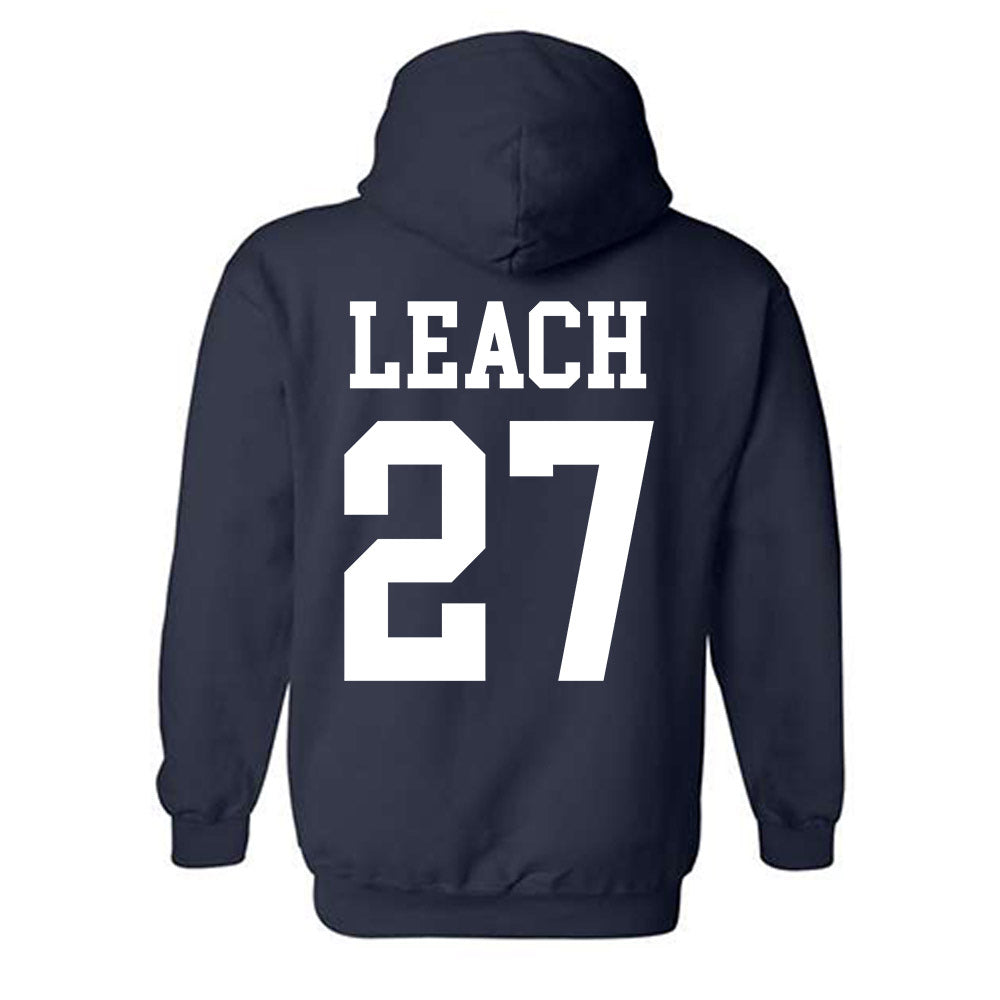 BYU - NCAA Football : Matthias Leach - Sports Shersey Hooded Sweatshirt-1