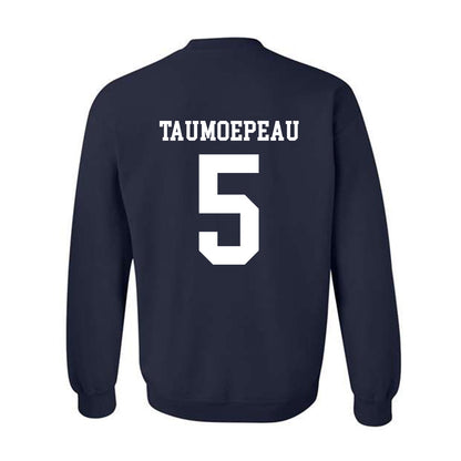 BYU - NCAA Football : Nusi Taumoepeau - Sports Shersey Crewneck Sweatshirt-1