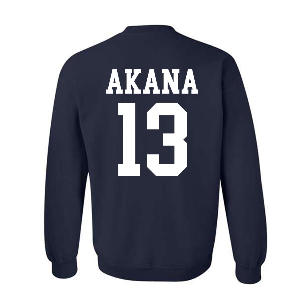 BYU - NCAA Football : Tausili Akana - Sports Shersey Crewneck Sweatshirt-1
