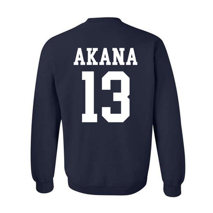 BYU - NCAA Football : Tausili Akana - Sports Shersey Crewneck Sweatshirt-1