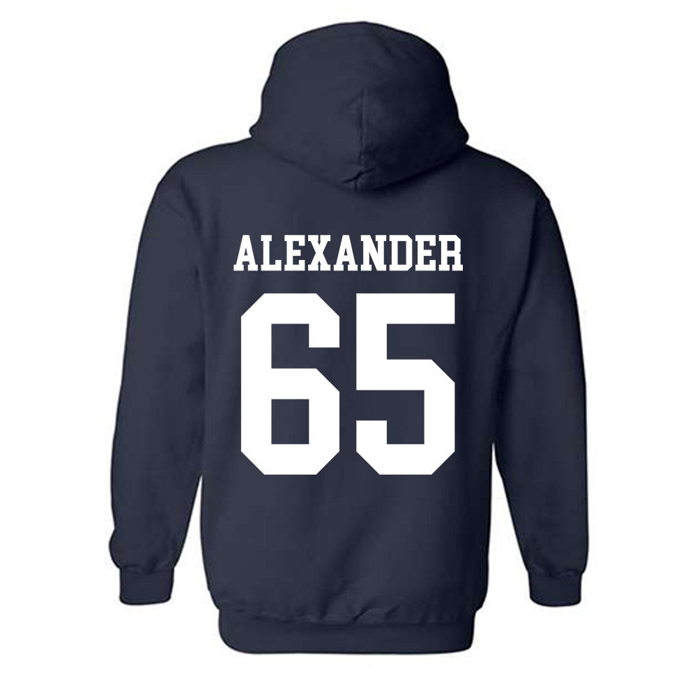 BYU - NCAA Football : Brigham Alexander - Sports Shersey Hooded Sweatshirt-1