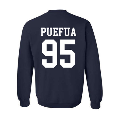 BYU - NCAA Football : Alvin Puefua - Sports Shersey Crewneck Sweatshirt-1