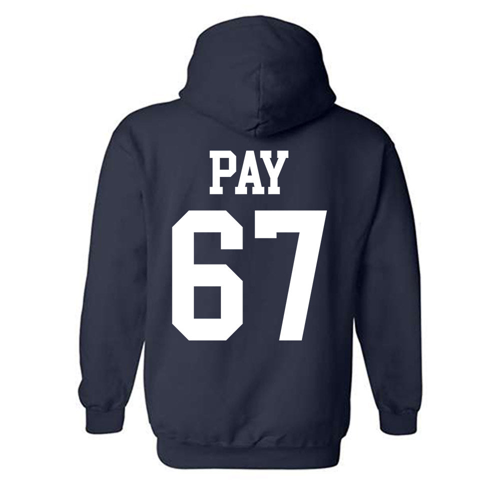 BYU - NCAA Football : Trevor Pay - Sports Shersey Hooded Sweatshirt