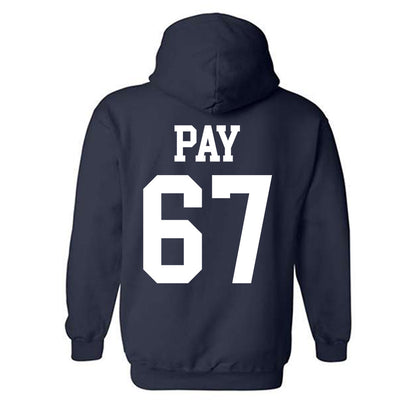 BYU - NCAA Football : Trevor Pay - Sports Shersey Hooded Sweatshirt