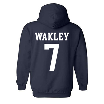 BYU - NCAA Football : Crew Wakley - Sports Shersey Hooded Sweatshirt