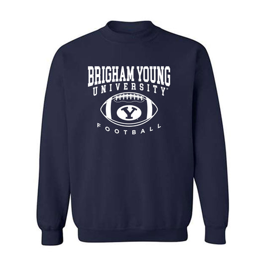 BYU - NCAA Football : Weston Covey - Sports Shersey Crewneck Sweatshirt