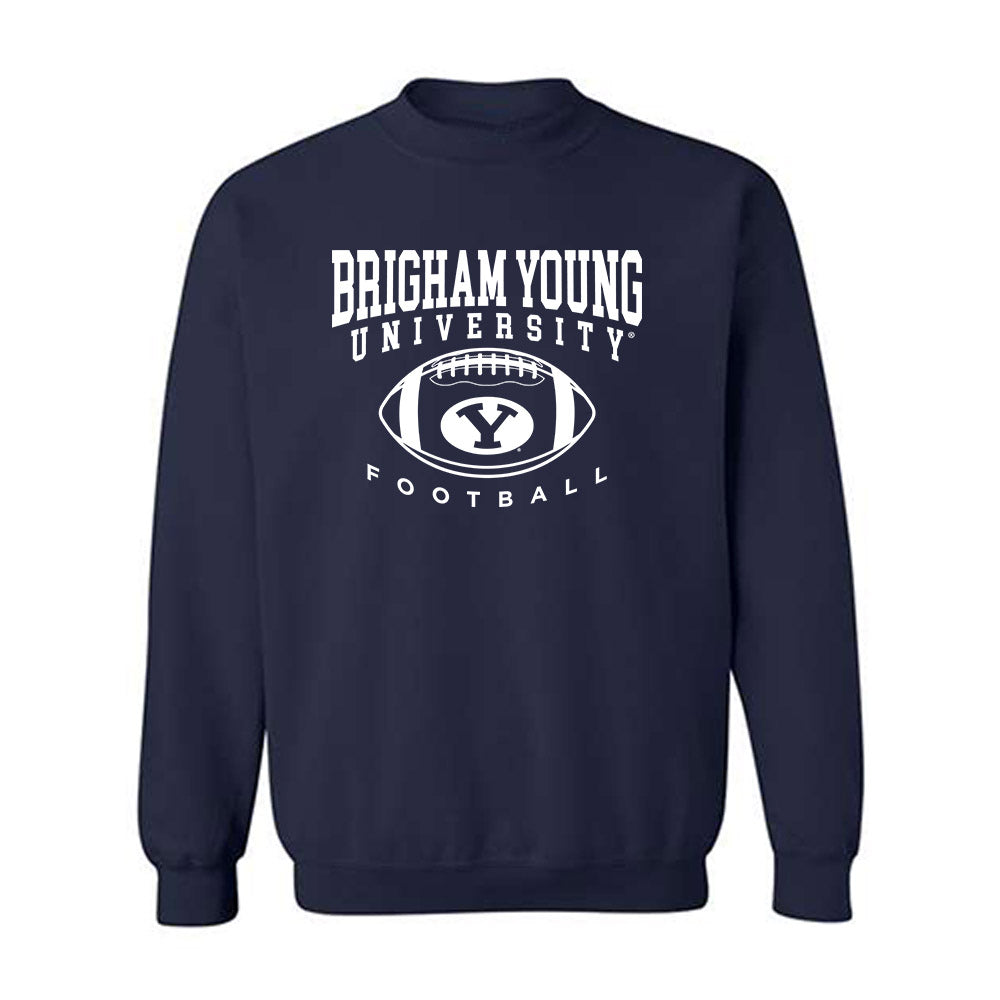 BYU - NCAA Football : Tommy Prassas - Sports Shersey Crewneck Sweatshirt-0