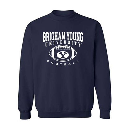 BYU - NCAA Football : Tommy Prassas - Sports Shersey Crewneck Sweatshirt-0