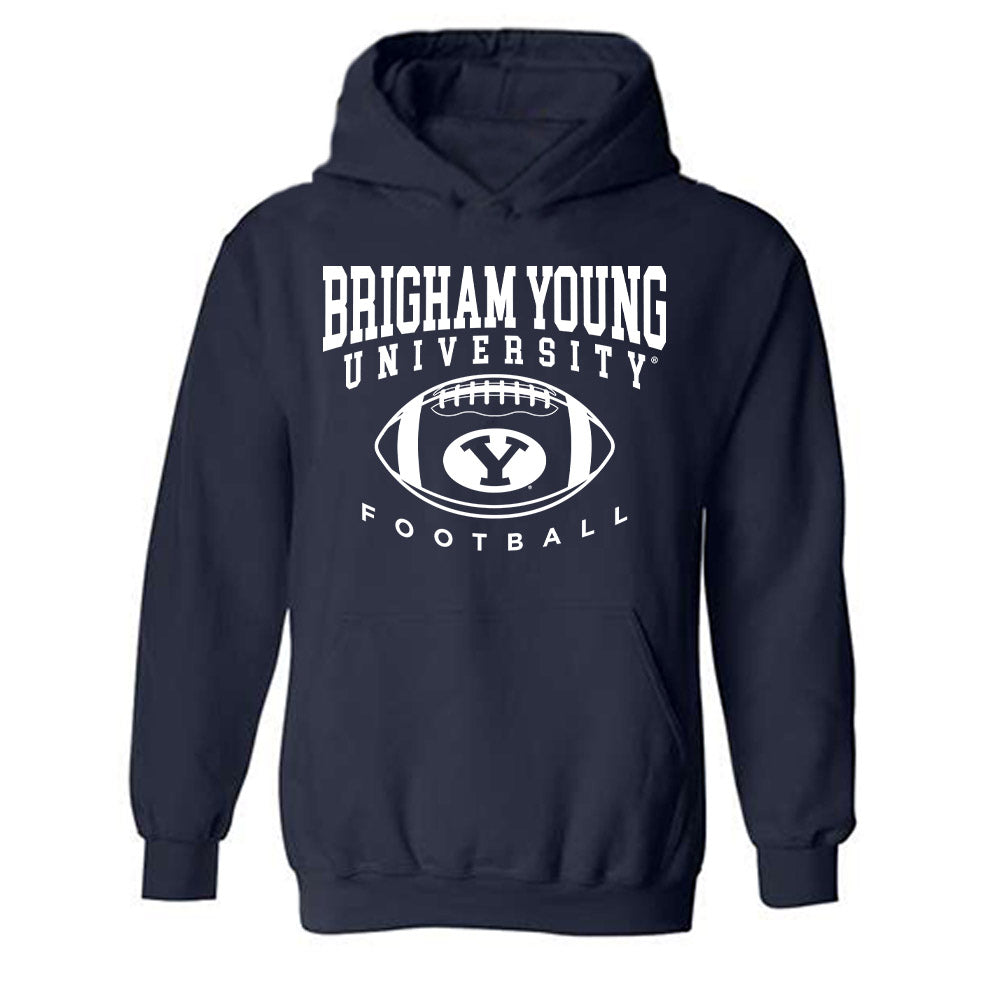 BYU - NCAA Football : Aisea Moa - Sports Shersey Hooded Sweatshirt