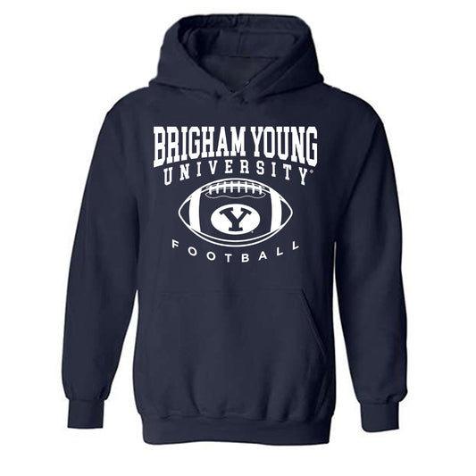 BYU - NCAA Football : Jake Griffin - Sports Shersey Hooded Sweatshirt-0