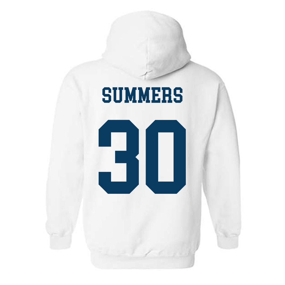 BYU - NCAA Women's Soccer : Mattyn Summers - Generic Shersey Hooded Sweatshirt-1