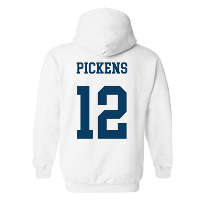 BYU - NCAA Men's Basketball : Nate Pickens - Generic Shersey Hooded Sweatshirt-1