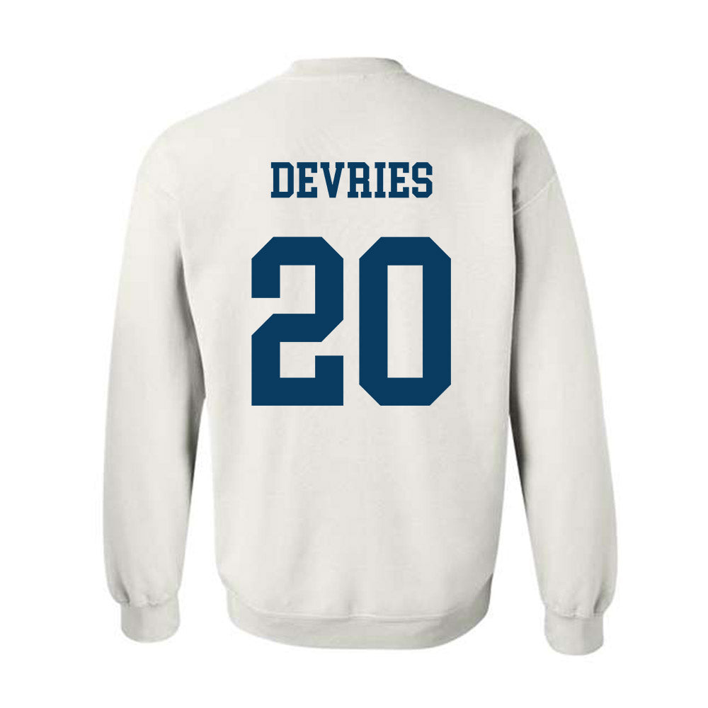 BYU - NCAA Football : Cannon DeVries - Generic Shersey Crewneck Sweatshirt-1