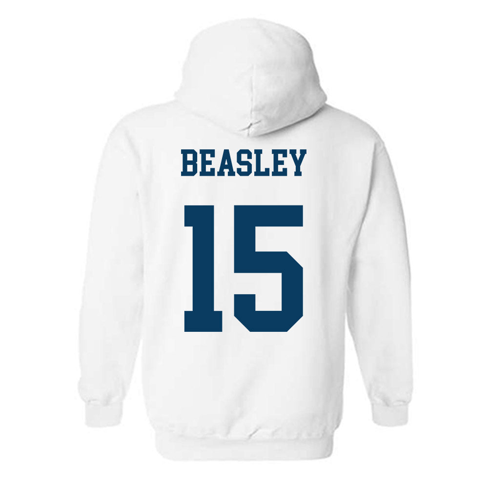 BYU - NCAA Football : Tayvion Beasley - Generic Shersey Hooded Sweatshirt-1