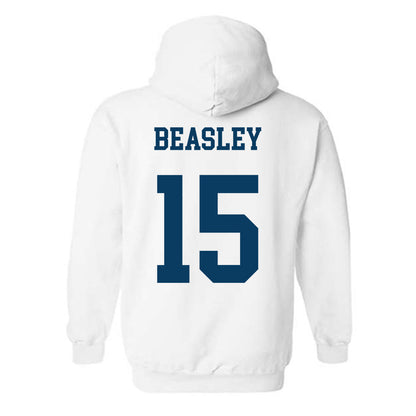 BYU - NCAA Football : Tayvion Beasley - Generic Shersey Hooded Sweatshirt-1
