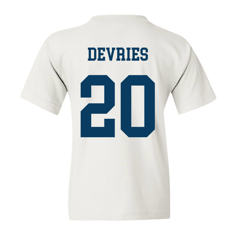 BYU - NCAA Football : Cannon DeVries - Generic Shersey Youth T-Shirt-1