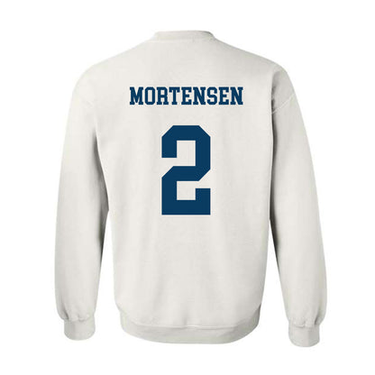 BYU - NCAA Women's Volleyball : Elina Mortensen - Generic Shersey Crewneck Sweatshirt-1
