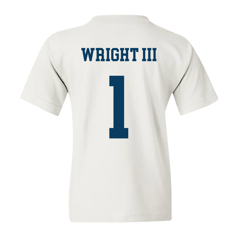 BYU - NCAA Men's Basketball : Robert Wright III - Generic Shersey Youth T-Shirt-1