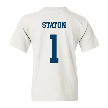 BYU - NCAA Men's Basketball : Xavion Staton - Generic Shersey Youth T-Shirt-1