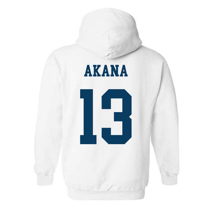 BYU - NCAA Football : Tausili Akana - Generic Shersey Hooded Sweatshirt-1