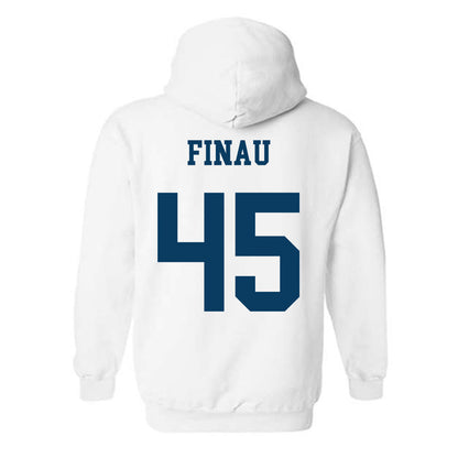 BYU - NCAA Football : Lucky Finau - Generic Shersey Hooded Sweatshirt-1