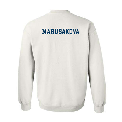 BYU - NCAA Women's Swimming & Diving : Emma Marusakova - Generic Shersey Crewneck Sweatshirt-1