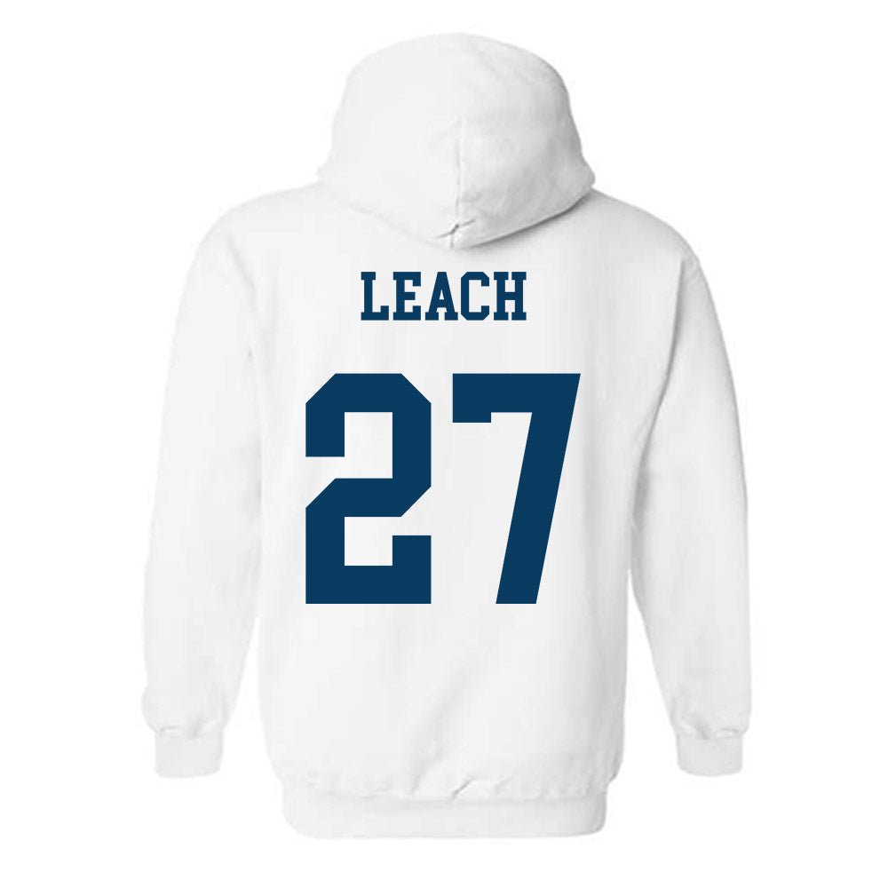 BYU - NCAA Football : Matthias Leach - Generic Shersey Hooded Sweatshirt-1