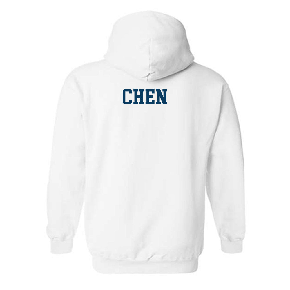 BYU - NCAA Women's Tennis : Yuyun Chen - Generic Shersey Hooded Sweatshirt-1
